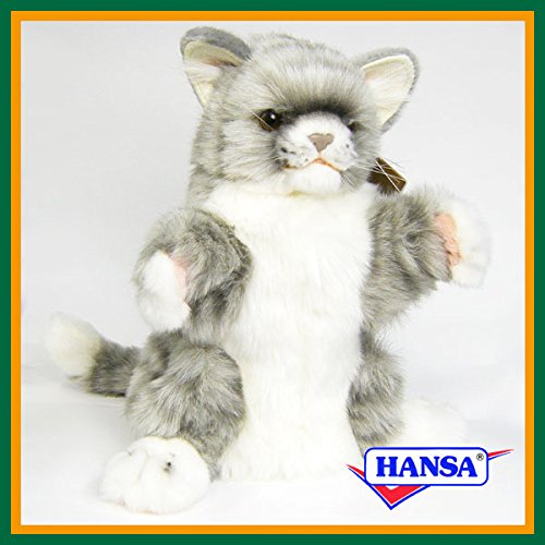 Amazon.co.jp: HANSA ハンサ ぬいぐるみ ハンドパペット 7163 ネコ